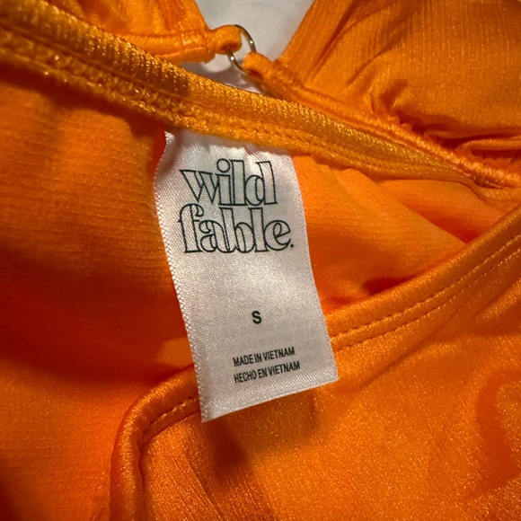 Orange high waisted bikini - Wild Fable - size small - Picture 2 of 3